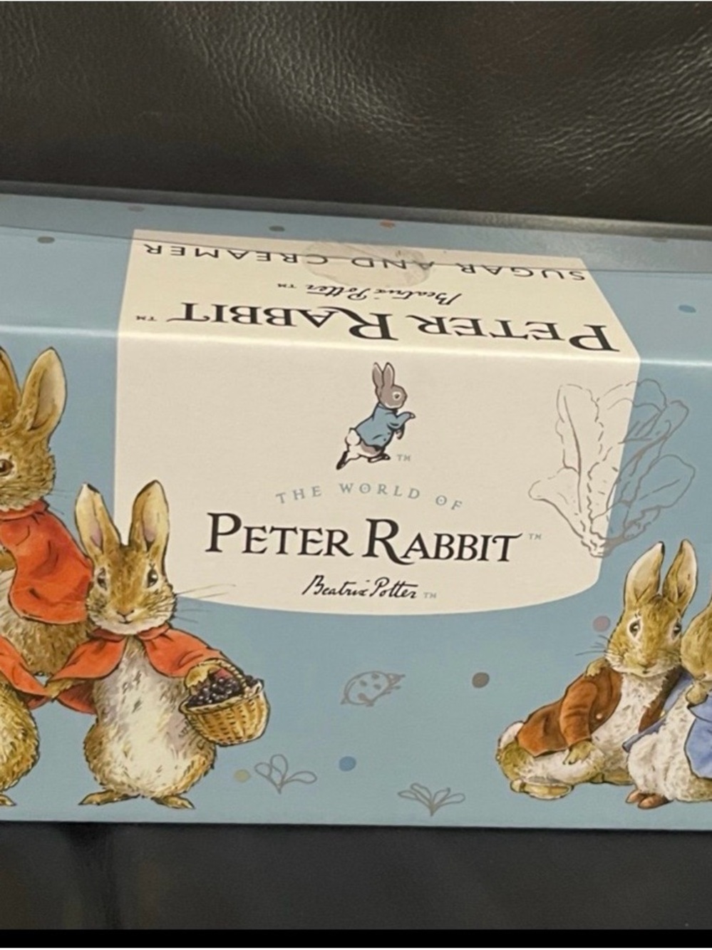 Easter Peter Rabbit Sugar and Creamer - Picture 5 of 7